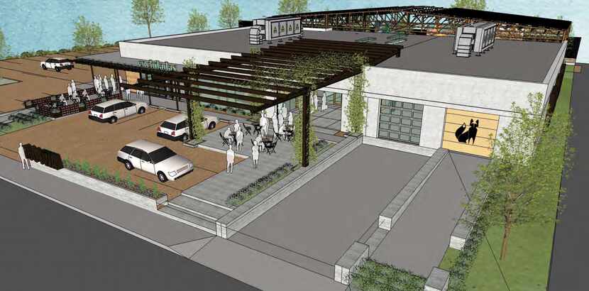 The warehouse on Fort Worth Avenue will be converted into a dining and retail venue.