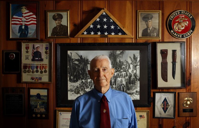 R.V. Burgin posed for a portrait at his home in Lancaster on March 8, 2010. Burgin, who...
