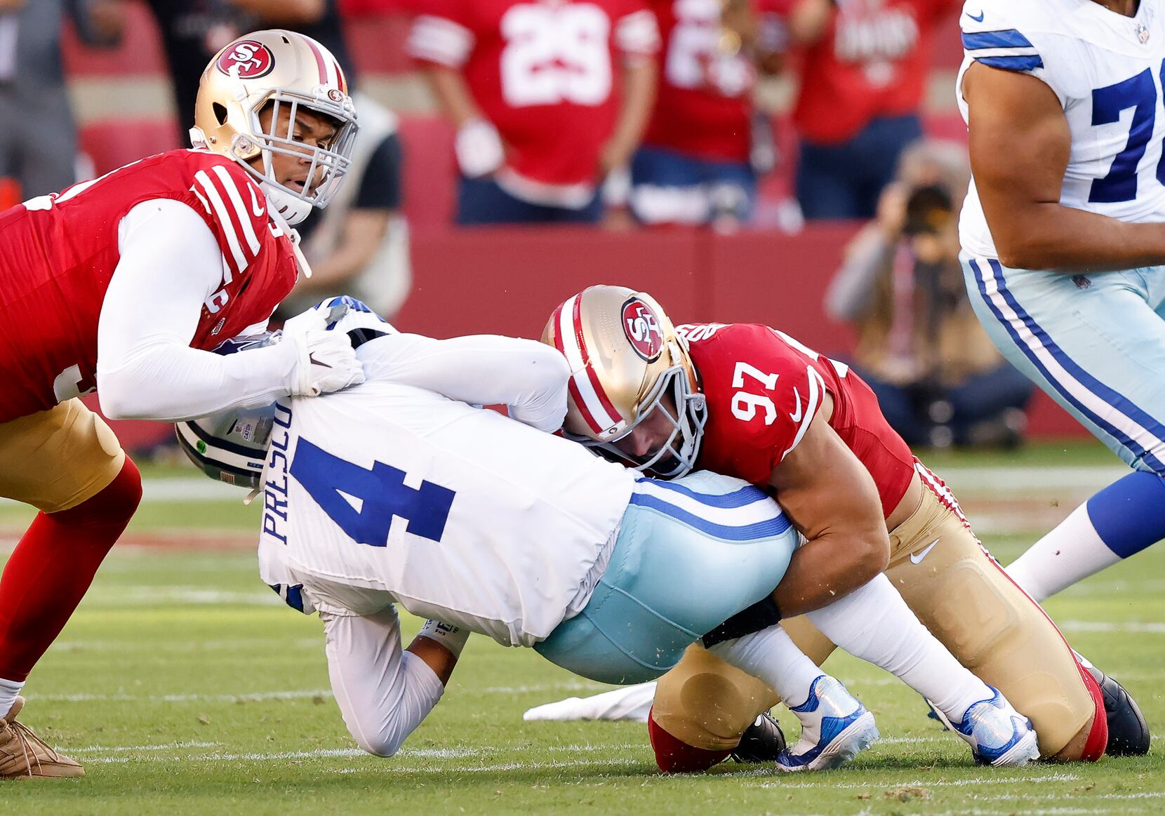 Cowboys' meaningless loss to 49ers kills it on local television