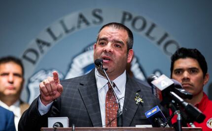 Dallas Police Sgt. Mike Mata, president of the Dallas Police Association