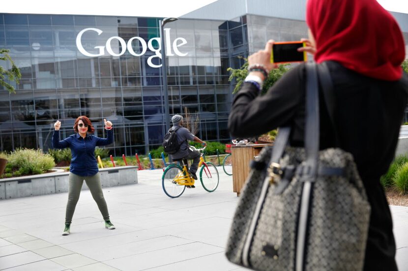 Google's headquarters in California is a draw for visitors and workers. 