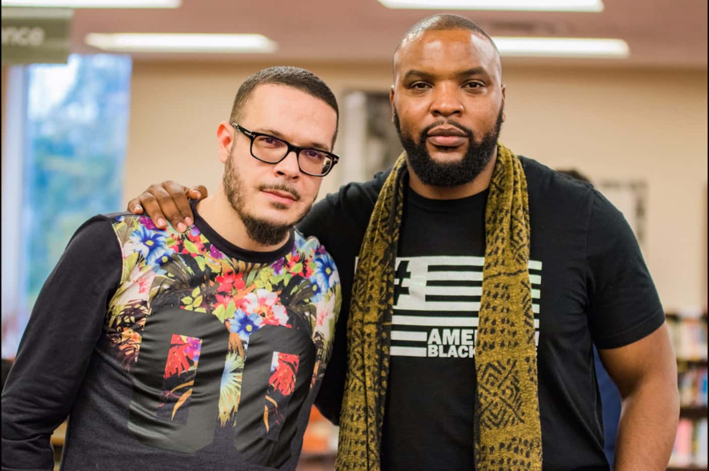 Lee Merritt (right) and his college friend Shaun King, an influential writer and Black Lives...