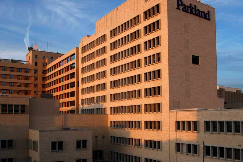 The old Parkland Hospital buildings have been empty for more than a year and are for sale.