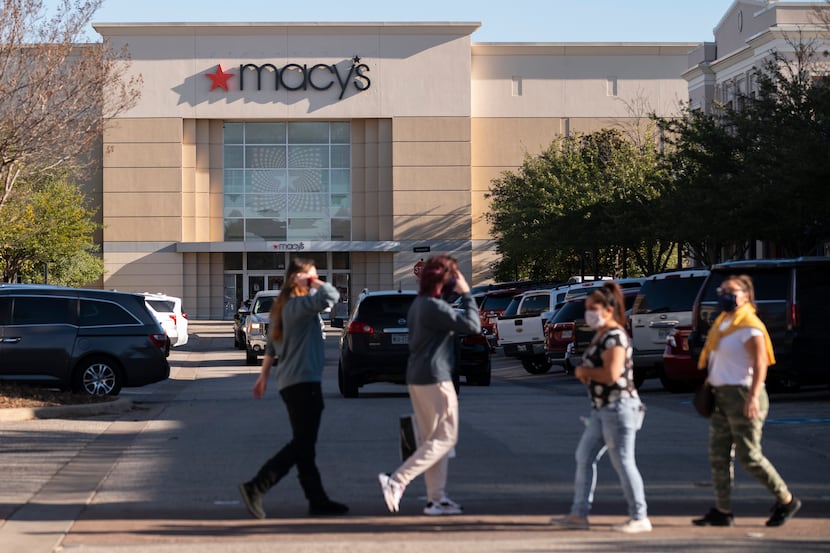 The Macy's store at Firewheel Town Center in Garland, on Dec. 26, 2020.