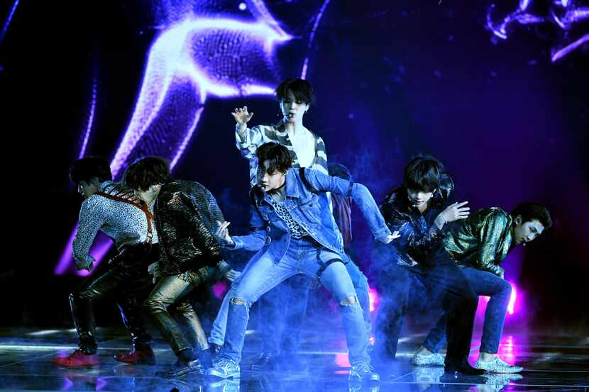 BTS performed at the Billboard Music Awards in 2018. (Getty Images/Kevin Winter)