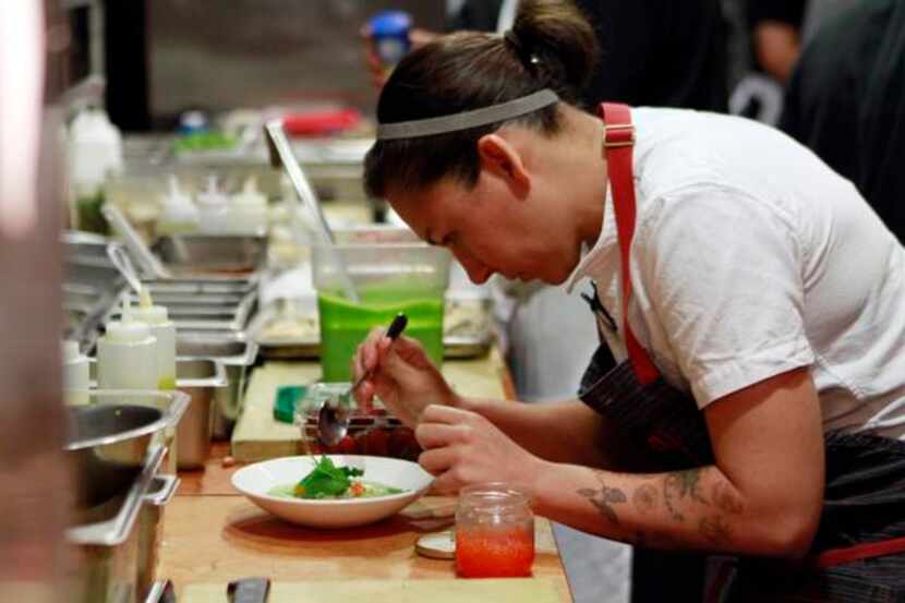 
Executive chef Kirstyn Brewer, 29, a Southern California native, has been in charge of the...