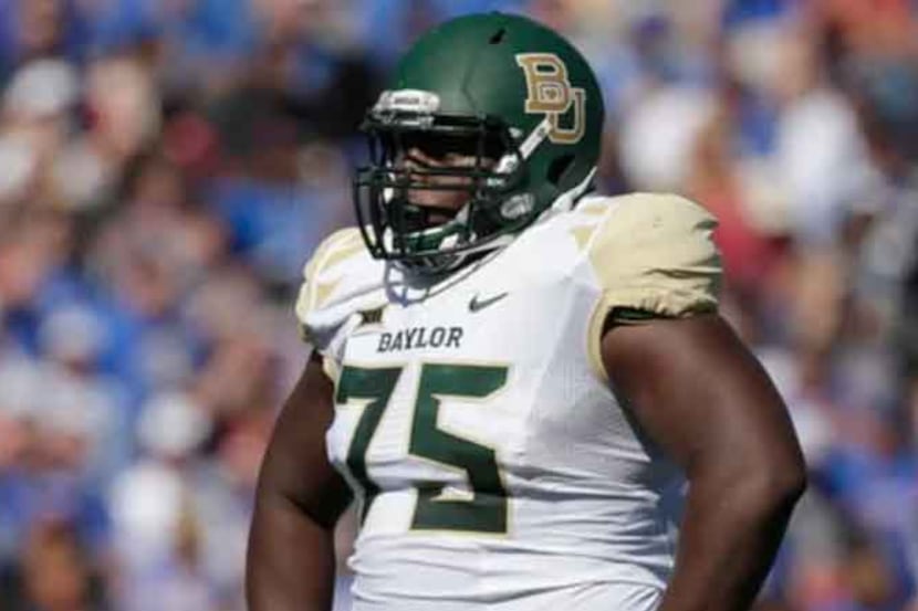 Baylor defensive tackle Andrew Billings (75) during the first half of an NCAA college...