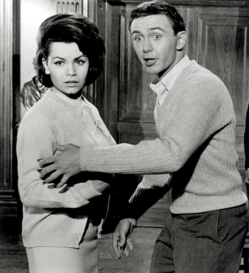 Annette Funicello and Tommy Kirk in 'The Misadventures of Merlin Jones.'