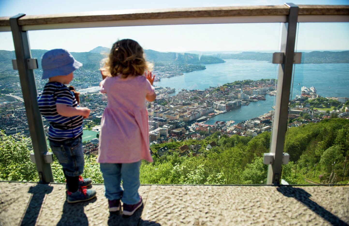 View of Bergen from Mount Floyen.