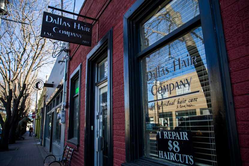 Dallas Hair Company across the street from Fair Park on Saturday, January 28, 2017 on...