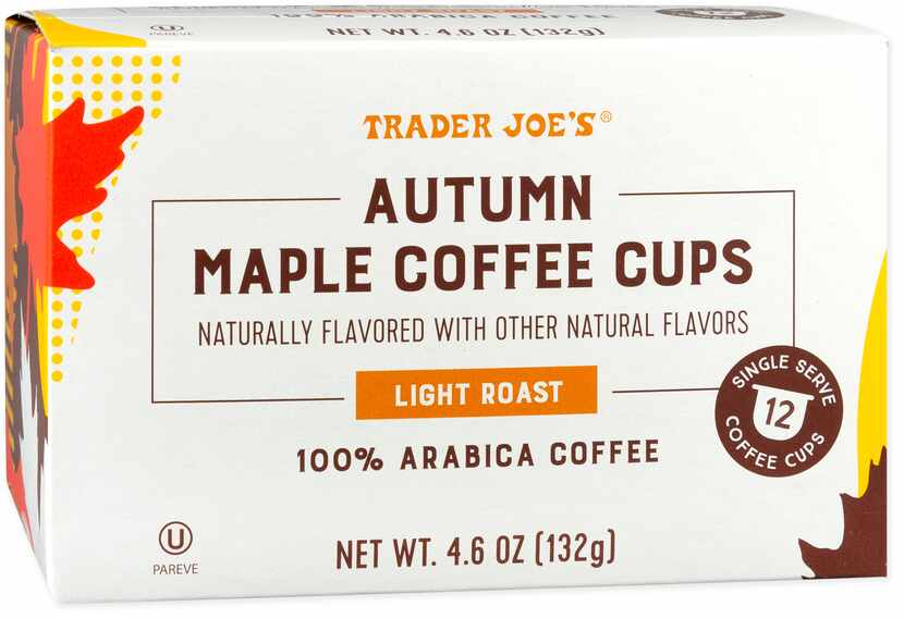 Trader Joe's Autumn Maple Coffee Cups.