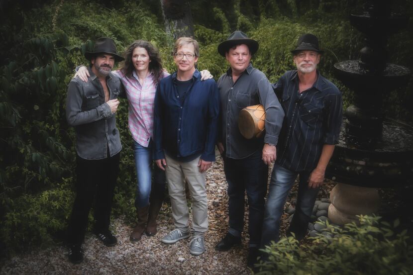 From left, Kenny Withrow, Edie Brickell, John Bush, Brandon Aly and Brad Houser appear on...