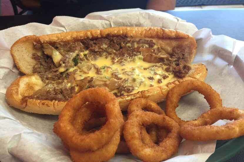 Cheesesteak House in Oak Cliff puts queso on its cheesesteaks. Is this allowed? 'Men's...