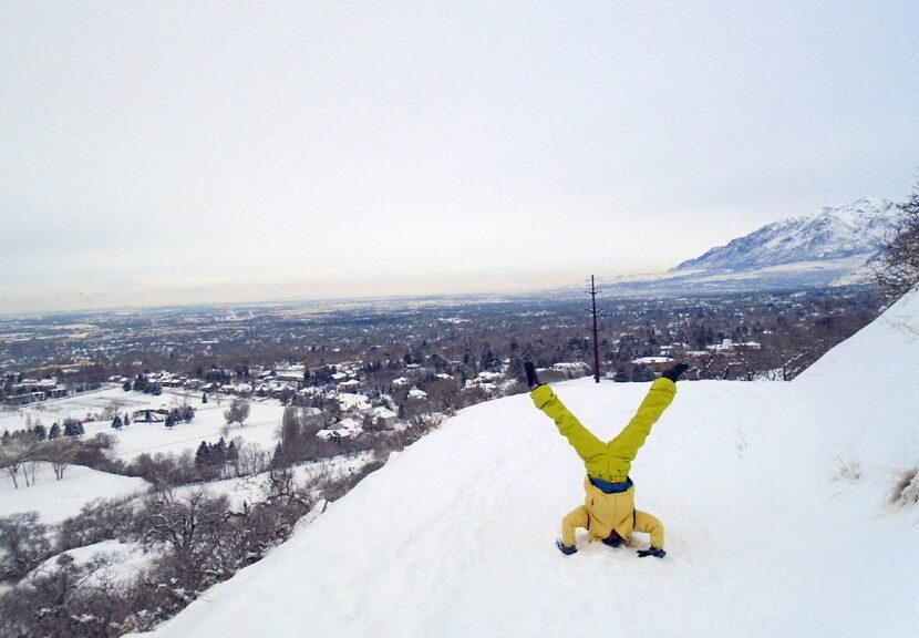 You will feel like a kid again hiking snowy trails in the Ogden Valley such as Waterfall...