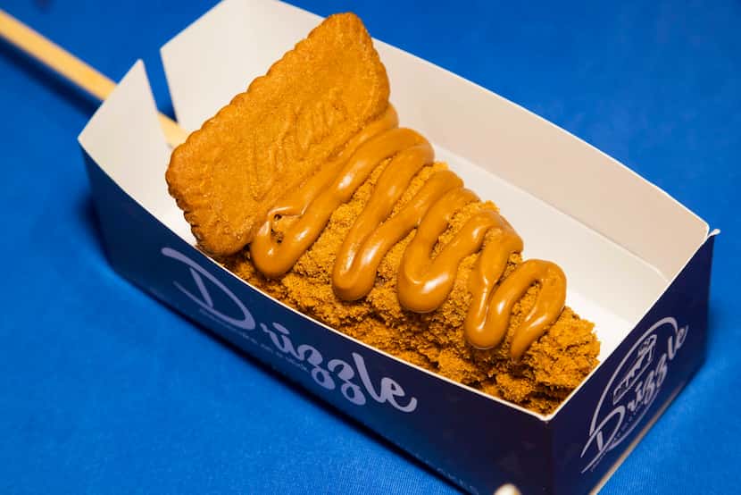 Biscoff Delight by concessionaire Stephen El Gidi, a first-time Big Tex Choice Award winner,...