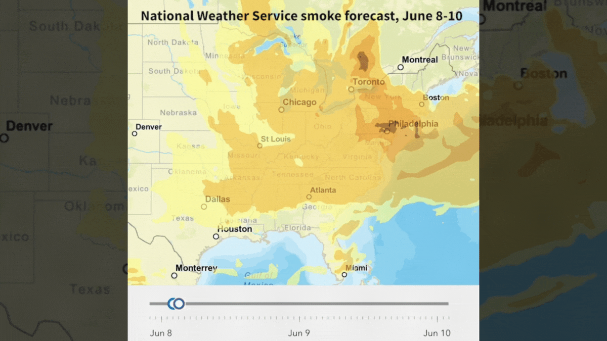 The National Weather Service has issued an air quality alert until Thursday evening for...