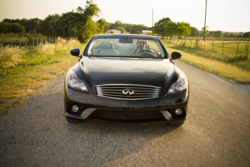 Christopher Wynn in the Infiniti G37 Convertible Sport 6MT