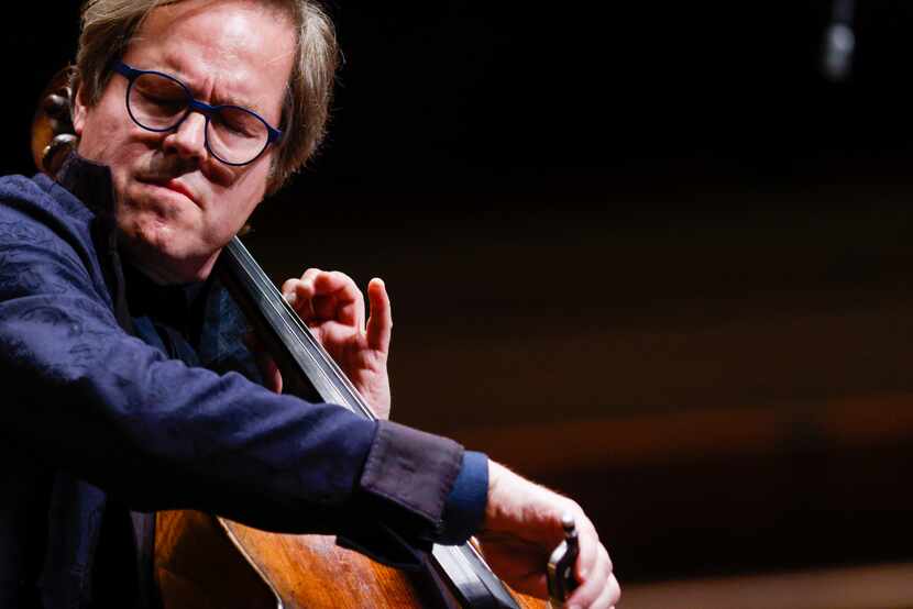 Cellist Jan Vogler plays as a soloist in 'Don Quixote,' by Richard Strauss, with the Dallas...