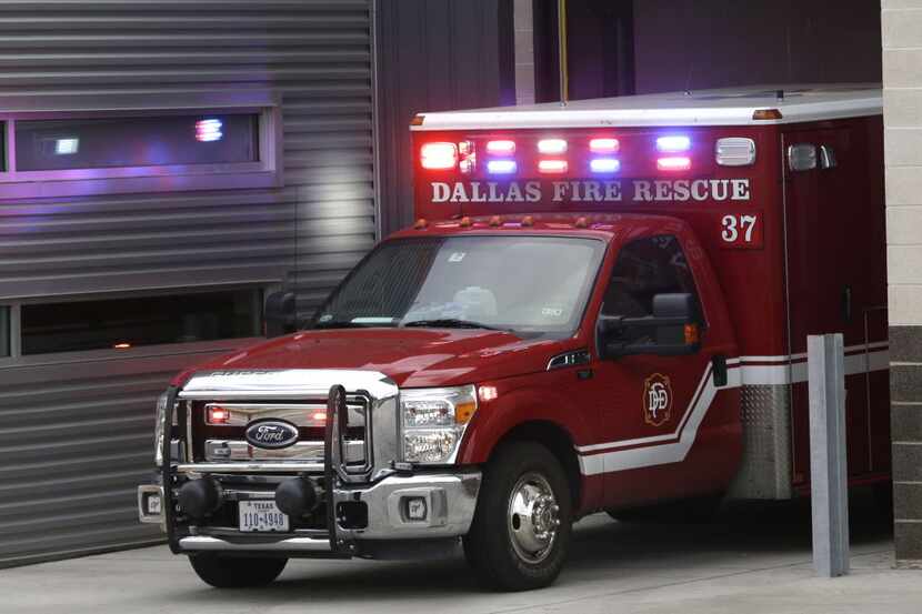  A Dallas Fire-Rescue ambulance (2014 File Photo/The Associated Press)