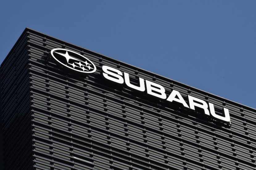 The logo of Subaru, the automobile manufacturing division of Japanese transportation...