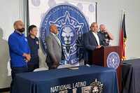 Dallas police Sgt. George Aranda, president of the Dallas National Latino Law Enforcement...