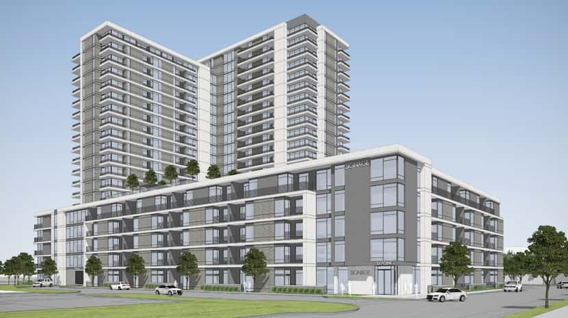 The project would include 481 rental units.
