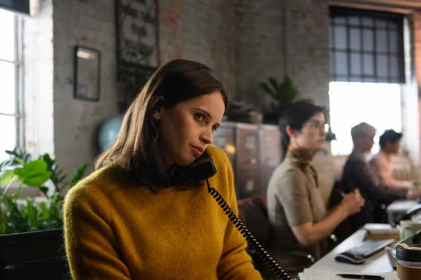 Felicity Jones as Ellie Haworth in the Netflix movie, "The Last Letter from Your Lover." The...