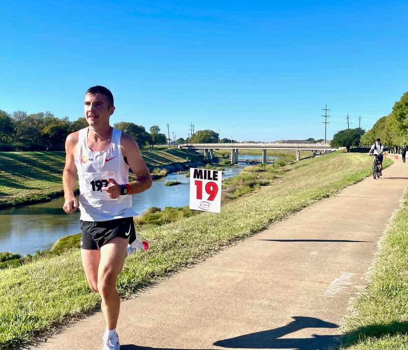 Trace Greer finished the 2021 Fort Worth Marathon in 2:52 to qualify for the Boston...