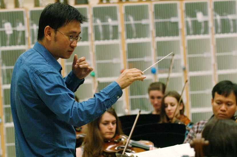 Artistic director Jason Lim conducts the Odysseus Chamber Orchestra, a newly formed...