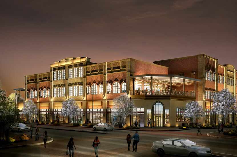 The Patios at the Rail project will include restaurant, retail and office space.