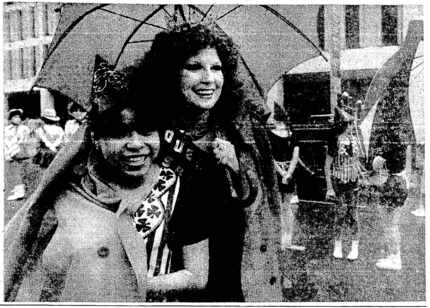 Image published in The Dallas Morning News, Mar. 18, 1984. Original caption: At the downtown...