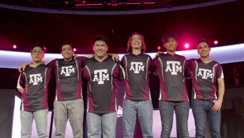 Texas A&M gamers are Yoonguen "yg" Shin, Youssef "Glory" Elmasry, Andrew "KBread" Oh, Joseph...