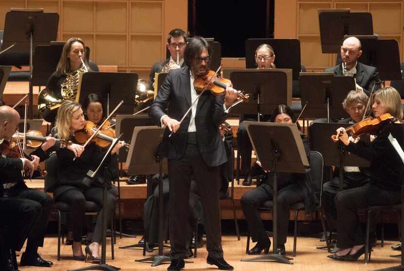Violinist Leonidas Kavakos performs Mozart's "Turkish" Violin Concerto in A major with the...