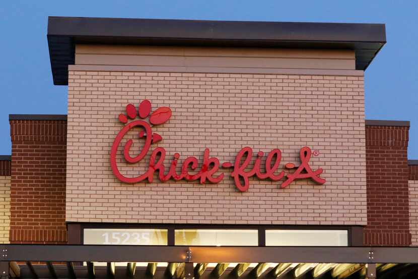 A Chick-fil-A location in the 15200 block of Montfort Drive in Dallas on June 8, 2016. A new...