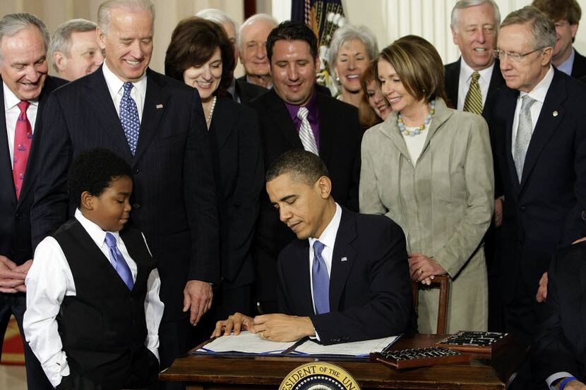 President Barack Obama signed the health care bill in March 2010. With the nation still...