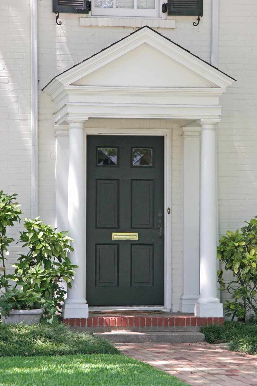 
A simple Colonial front door provides a good detail, says Brent Hull, author of Building a...