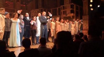 Actor Brandon Victor Dixon who plays Aaron Burr, the nation's third vice president, in...