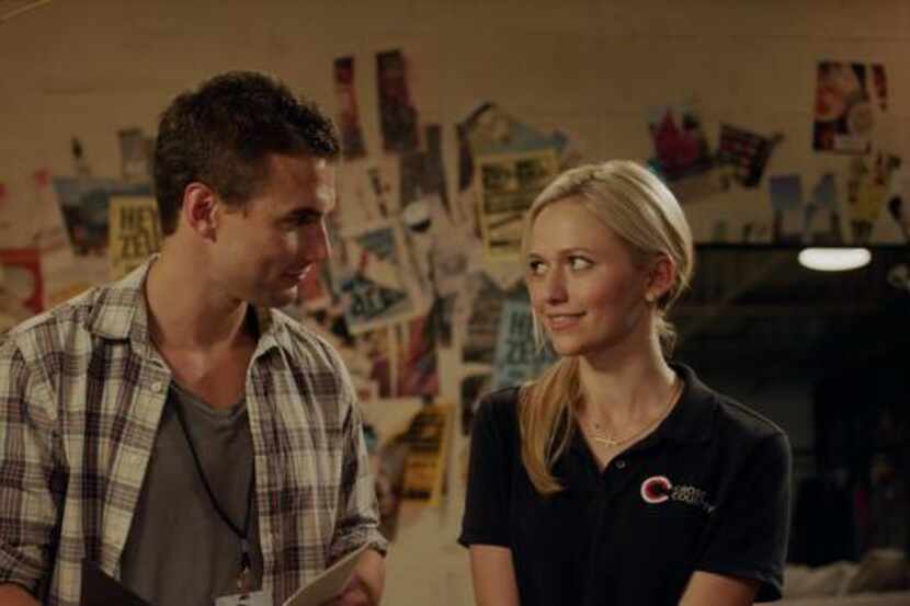 
Alex Russell and Johanna Braddy star in “Believe Me,” which was shown at the Dallas...