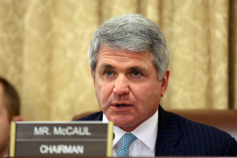 In this March 26, 2015 file photo, House Homeland Security Chairman Rep. Mike McCaul,...