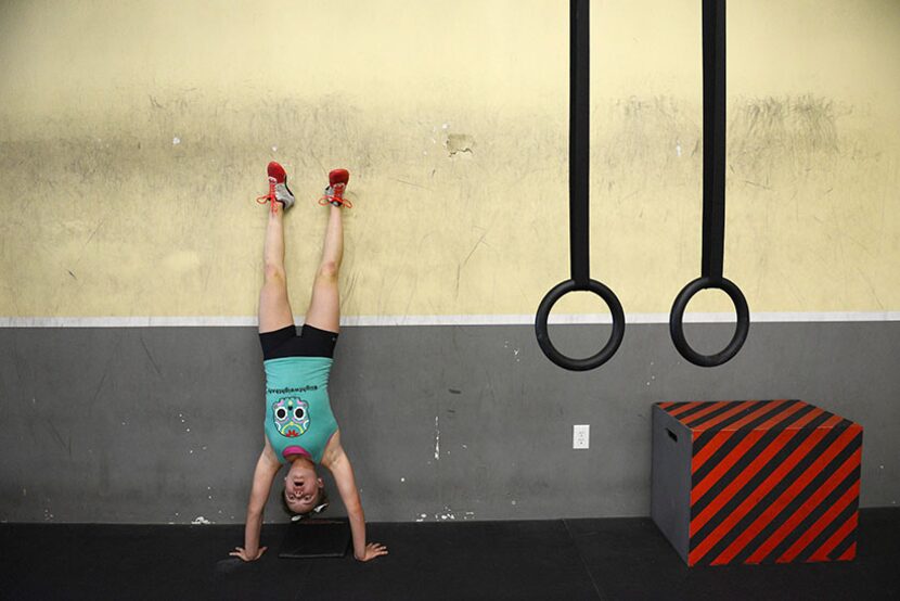 
Brooklin said healthy food gives her strength so she can work out  for an hour to an...