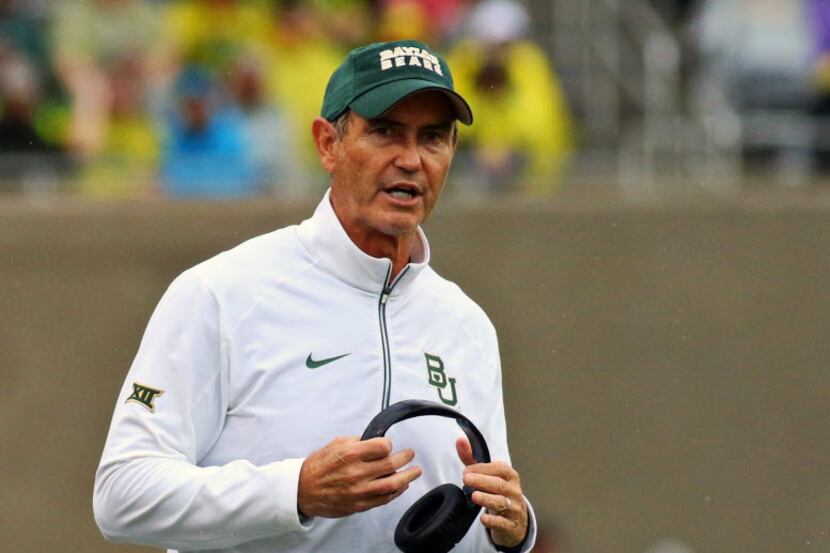 Baylor coach Art Briles was questioned Tuesday on the Big 12 coaches teleconference about...