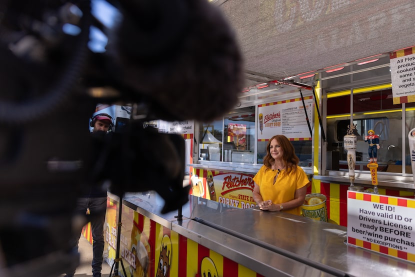 Amber Fletcher, part of the third generation to run Fletcher's Corny Dogs, is interviewed by...