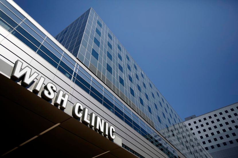 
The Women and Infants’ Specialty Health Clinic is next to the new 17-story hospital....