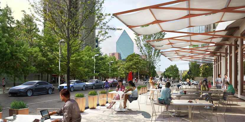 This would look good along Flora Street. It's in the new Arts District master plan. (Should...