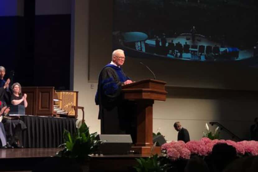 Paige Patterson led Southwestern Baptist Theological Seminary in commencement on May 4, 2018.