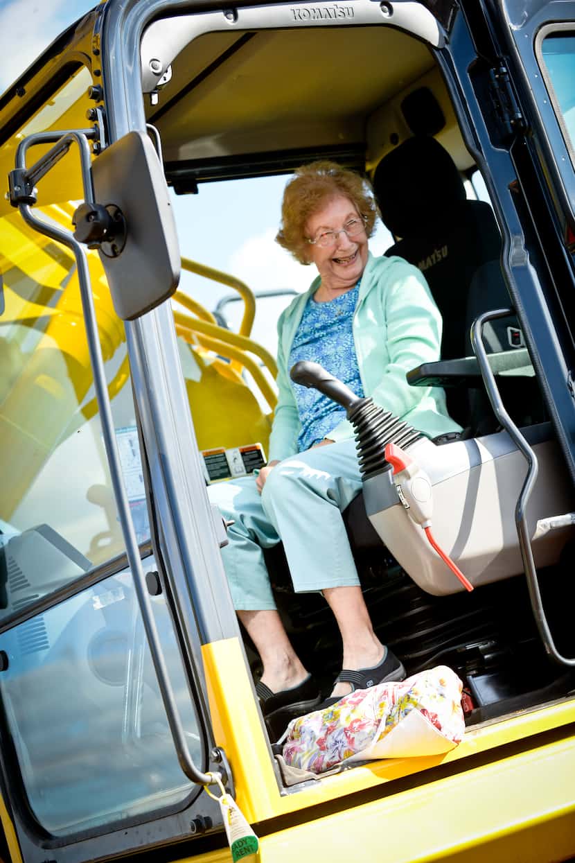 Guests at Extreme Sandbox can take a spin in an excavator with the help of trained operators.