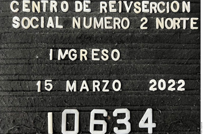 La ficha con la que el exgobernador Jaime Rodríguez ingresó al Penal No. 2 de Apodaca.