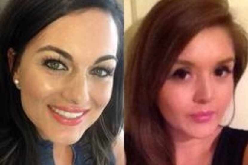 La dentisa de Dallas Kendra Hatcher (a la izquierda) fue asesinada en un edificio de Uptown....