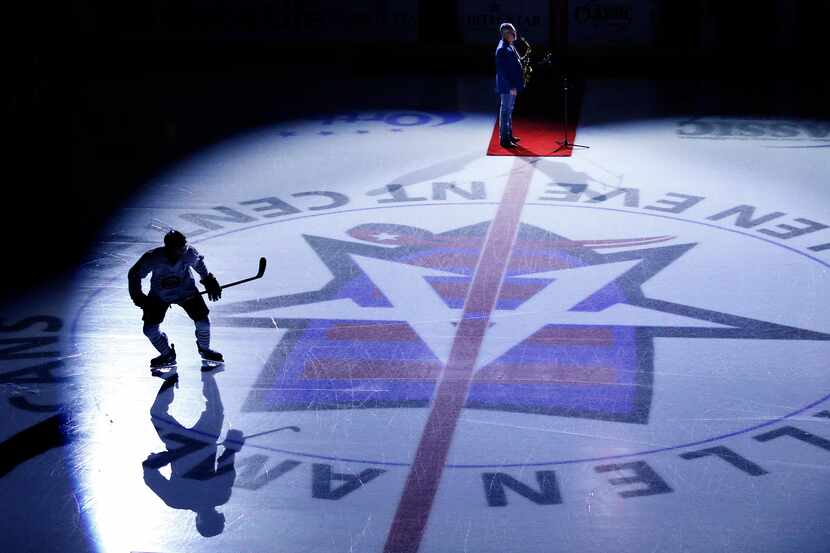 The Allen Event Center ice rink, pictured in this file photo ahead of a hockey game, will...