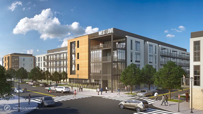Apartment builder JPI plans to develop hundreds of rental units in the 37-acre West Love...